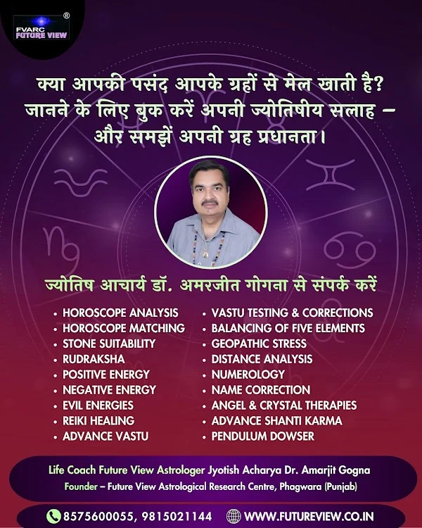 FUTURE VIEW ASTROLOGICAL RESEARCH CENTER - Best Vastu Specialist in Phagwara, Reiki Healing Centre, Vastu Expert in Phagwara