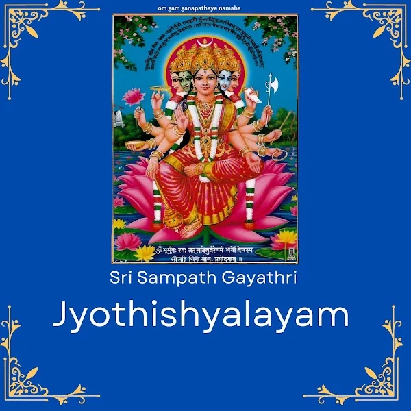 Sri Sampath Gayathri Jyothishyalayam, Astro Nilayam, Astrology, SivajiSarma